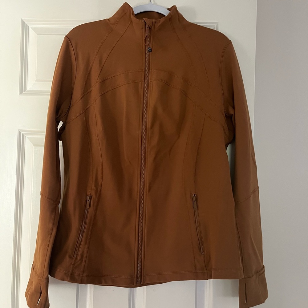 Women's Rust Zip-Front Jacket
